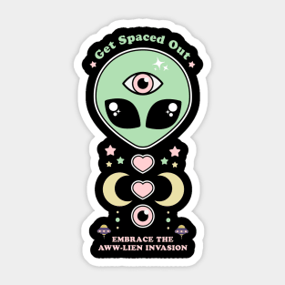 Get Spaced Out Sticker